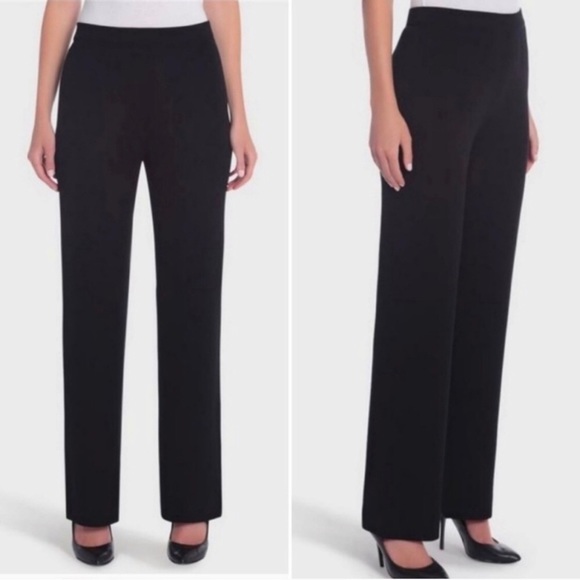 Misook Pants - Exclusively Misook | Women’s Black Dress Pants M